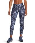 Women's Heatgear Armour Printed Ankle Leggings - Tempered Steel XS