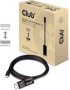Club 3D CAC-1557 Usb-c Male To Displayport 1.4 Male Cable 1.8M Black