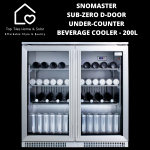 Snomaster Sub-zero Ss D-door Under-counter Beverage Cooler - 200L