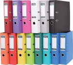 Donau 75mm A4 Lever Arch File in Black