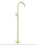 Floor Mounted Bath Mixer - Gold