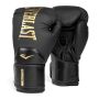 Everlast Elite 2 Boxing Gloves - Black & Gold - 14OZ