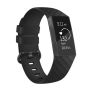 S-cape Silicone Strap For Fitbit Charge 3/4 Large - Black