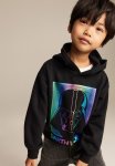 Printed Hoodie - Black star Wars