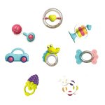 Baby Hand Rattle Set 8 Pieces