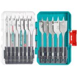 Total Tools - Flat Wood Drill Bits Set -12PCS
