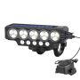 20LED Solar Bicycle Horn Light USB Rechargeable Bicycle Headlight
