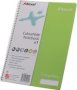 Rexel A4 Colourhide Feint Rule Notebook   120 Pages    Lime