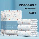 Disposable Soft Bath Towel Set Formaldehyde-free Thickened And Absorbent Individually Wrapped For Travel And Hotel Use - Pure Co