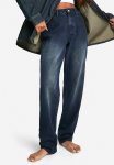 Basic Straight Leg Jeans - Dark Indigo