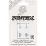 Studex Select Range Super Maxxi Cubic Zirconia Earing Sterling Silver 6MM