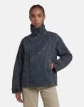 G-star Raw Oversized Short Trench Coat Overdye Salute - XL Blue