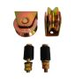 Gate Wheel Kit 80MM With Guides 2 Wheel 2 Guides 800KG - V Profile