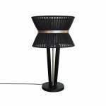 Bowtie Metal Quad Table Lamp Black