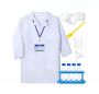 Scientist Role Play Costume Set With Goggles And Scientific Instruments