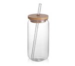 Tumbler With Wood Lid And Sip Straw 435ML