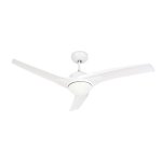 FCF038 White Ceiling Fan 3 Blade 52