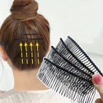 2PCS Invisible Insert Comb Hair Styling Tool For All Hair Types - Edge Control And Repair For Broken Hair