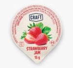 Jam Strawberry Portions 80S Craft