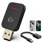 MINI Android Auto Wireless Adapter & Wireless Carplay Adapter For Iphone Ios android Wireless Carplay USB Dongle For Cars With O