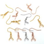 10PCS Stainless Steel Earring Hooks For Diy Ear Jewelry Making Accessories