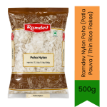 Nylon Poha Patla Pauva Thin Rice Flakes 500G - Ultra-light Flattened Rice Perfect For Making Crunchy Roasted Sukha Chivda Snac