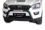 Mahindra Pick Up Nudge Bar Black