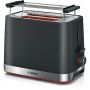 Bosch - Mymoment - Compact Toaster - 2 Slice - Black