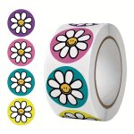 500PCS Cartoon Flower Reward Scrapbooking Stickers Adhesive Decals For Journal Baking Birthday Gifts Party Lables