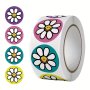 500pcs Cartoon Flower Reward Scrapbooking Stickers Adhesive Decals For Journal Baking Birthday Gifts Party Lables