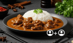 Beef Curry Rice And Roti - 500G B