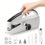 Portable Handheld Sewing Machine Kit: User-friendly MINI Sewing Machine For Quick Mending Suitable For Various Fabrics - Perfect For Home Diy And Travel Repairs