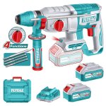 Total Tools Hammer Rotary Lithium-ion 20V With Accessories