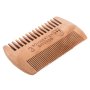 3 Swords Beard Comb Peach Wood
