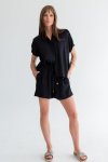 Mykonos Shorts Black Animal - XL