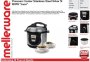 Mellerware Pressure Cooker Stainless Steel Silver 5L 900W "juno