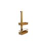 Shower Caddy 2 Tiers Metal Fence Bamboo