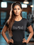 Fitted Tee - Black - Large