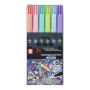 Koi Brush Pens Pastel Colours Set Of 6