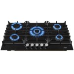 Gas Hob Black Glass UGH950G