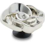 Silver Flower Swirl Jibbitz - Multi Osfa