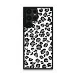 Custom Printed Tpu Cases - Samsung Galaxy S22 Ultra 5G & 39 Black And White Leopard& 39 By