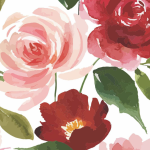 Roses Pvc Table Runner