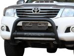 Toyota Hilux 2011 – 2015 Nudge Bar With Oval Cross Member 406 Ss PC Black Asb