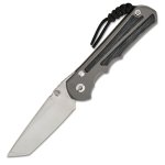 Large Inkosi Tanto Black Micarta Glass Blasted Magnacut LIN-1132