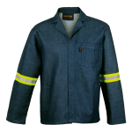 Barron Budget 100% Cotton Conti Suit With Reflective Cs-bcr Denim-blue J32