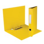 Ringbinders Yellow Pvc 25MM Spine