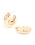 Goldair Gold Thick Bubble Hoop Earrings