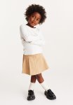2-PACK Picot-trimmed Tops - Black white