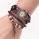 Student Simple Retro Couple Belt Quartz Watch Couple Gift